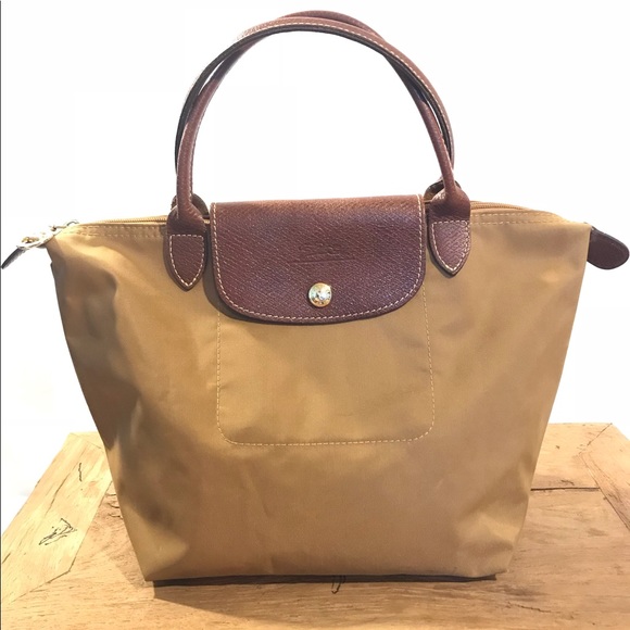 Longchamp Handbags - Longchamp Small Tote in Tan